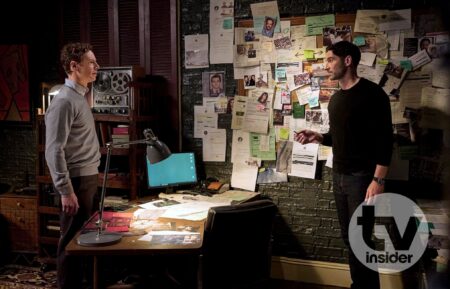 Nick Gehlfuss as Special Agent Bill Goodman and Tom Ellis as CIA Case Officer Colin Glass — 'CIA' Season 1 Episode 11 
