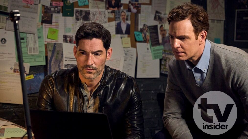 Tom Ellis as CIA Case Officer Colin Glass and Nick Gehlfuss as Special Agent Bill Goodman — 'CIA' Season 1 Episode 11 'Forbidden Eye'