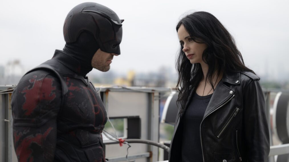Charlie Cox and Krysten Ritter in 'Daredevil: Born Again' Season 2