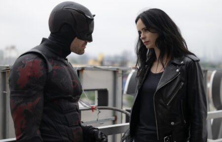 Charlie Cox and Krysten Ritter in 'Daredevil: Born Again' Season 2