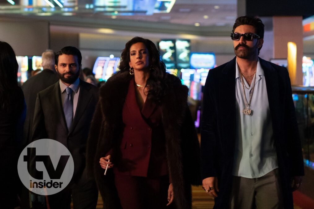 Asif Ali, Poorna Jagannathan, and Saagar Shaikh in 'Deli Boys' Season 2