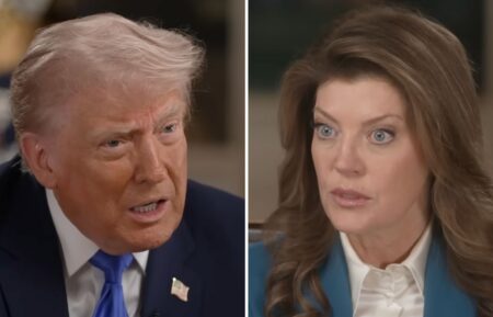 Donald Trump and Norah O'Donnell