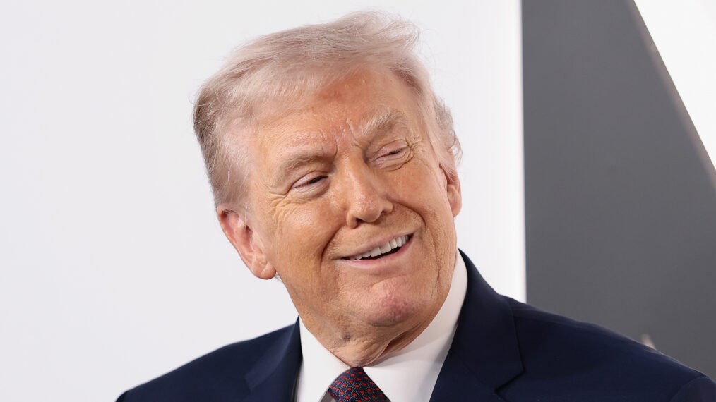 President Donald Trump attends Amazon MGM's 'Melania' World Premiere at The Trump Kennedy Center on January 29, 2026 in Washington, DC