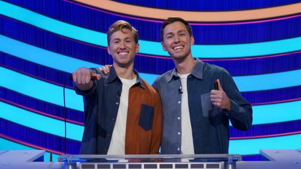 'Pop Culture Jeopardy!' contestants Drew Goins (left) and his brother, Zach (right)