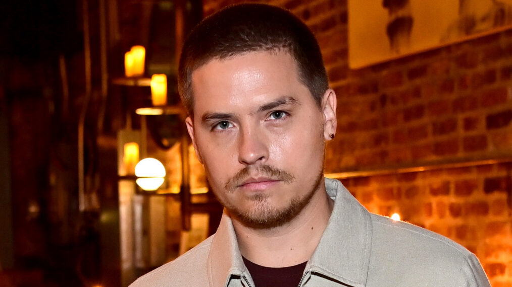 Dylan Sprouse attends PAIGE's private NYFW dinner at Carbone with Barbara Palvin & Dylan Sprouse at Sadelle's on September 10, 2025, in New York City