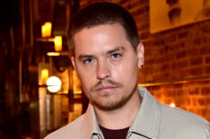 Dylan Sprouse attends PAIGE's private NYFW dinner at Carbone with Barbara Palvin & Dylan Sprouse at Sadelle's on September 10, 2025, in New York City