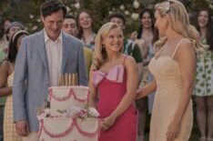 Tom Everett Scott, Lexi Minetree, and June Diane Raphael in 'Elle'