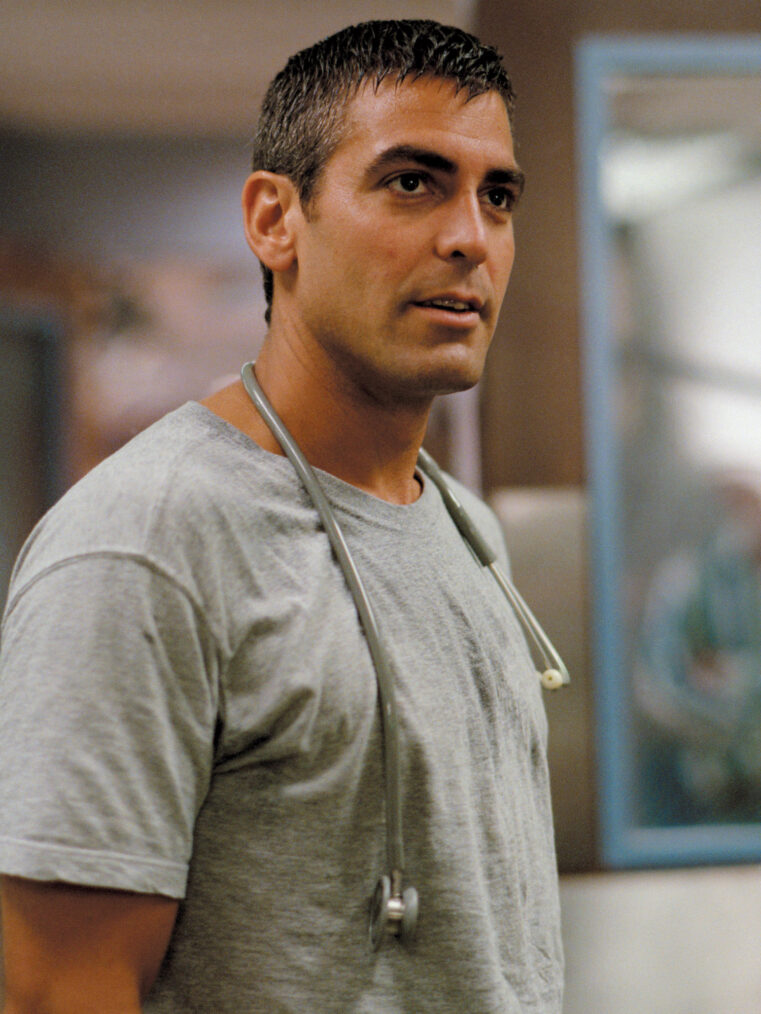 George Clooney as Doug Ross in 'ER'
