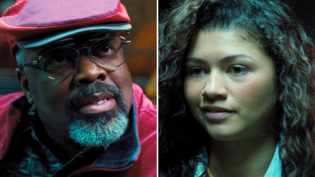 Kadeem Hardison and Zendaya in 'Euphoria' Season 3