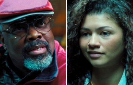 Kadeem Hardison and Zendaya in 'Euphoria' Season 3