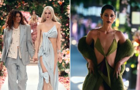 Rue, Jules, and Maddie at Nate and Cassie's wedding in 'Euphoria' Season 3 Episode 3