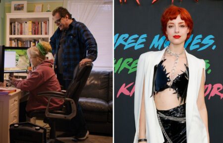 Christine Marie and Tolga Katas (left), Lola Blanc (right)