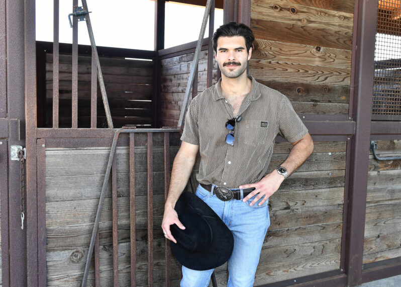 Sean Cavanaugh attends a press and influencer event for 'Farmer Wants a Wife' Season 4