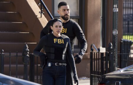 Pardis Saremi as Agent Zara Ushruf and Zeeko Zaki as Special Agent Omar Adom ‘OA’ Zidan — 'FBI' Season 8 Episode 21 
