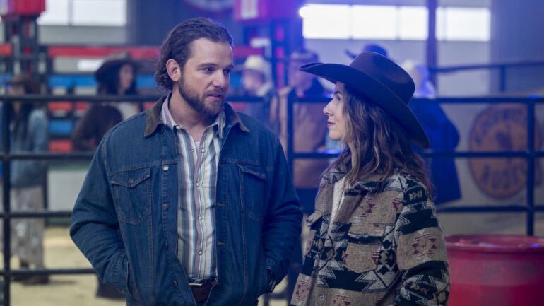 Max Thieriot as Bode Leone and Alona Tal as Chloe — 'Fire Country' Season 4 Episode 14 