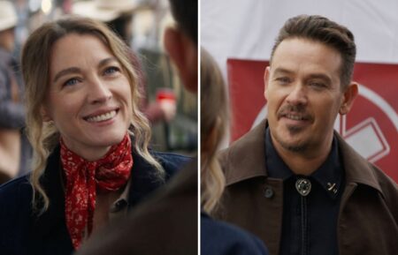 Natalie Zea as Camille, Kevin Alejandro as Manny — 'Fire Country' Season 4 Episode 14 