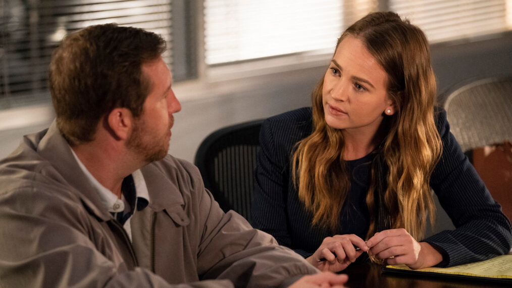 Britt Robertson as Sandra Bell in 'For the People'