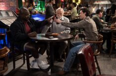 Doc Farrow, Rex Linn, and Montana Jordan in 'Georgie & Mandy's First Marriage' Season 2