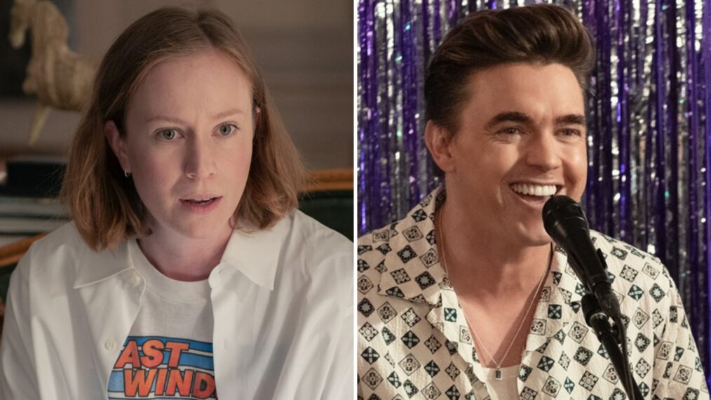 Hannah Einbinder and Jesse McCartney for 'Hacks'