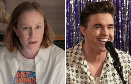 Hannah Einbinder and Jesse McCartney for 'Hacks'