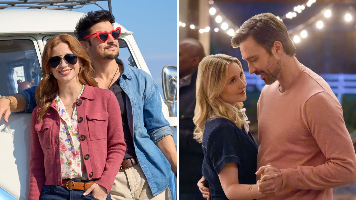 Tyler Hynes, Stacey Farber in 'I'll Be Seeing You,' Emily Tennant and Carlo Marks in 'A Season to Blossom'