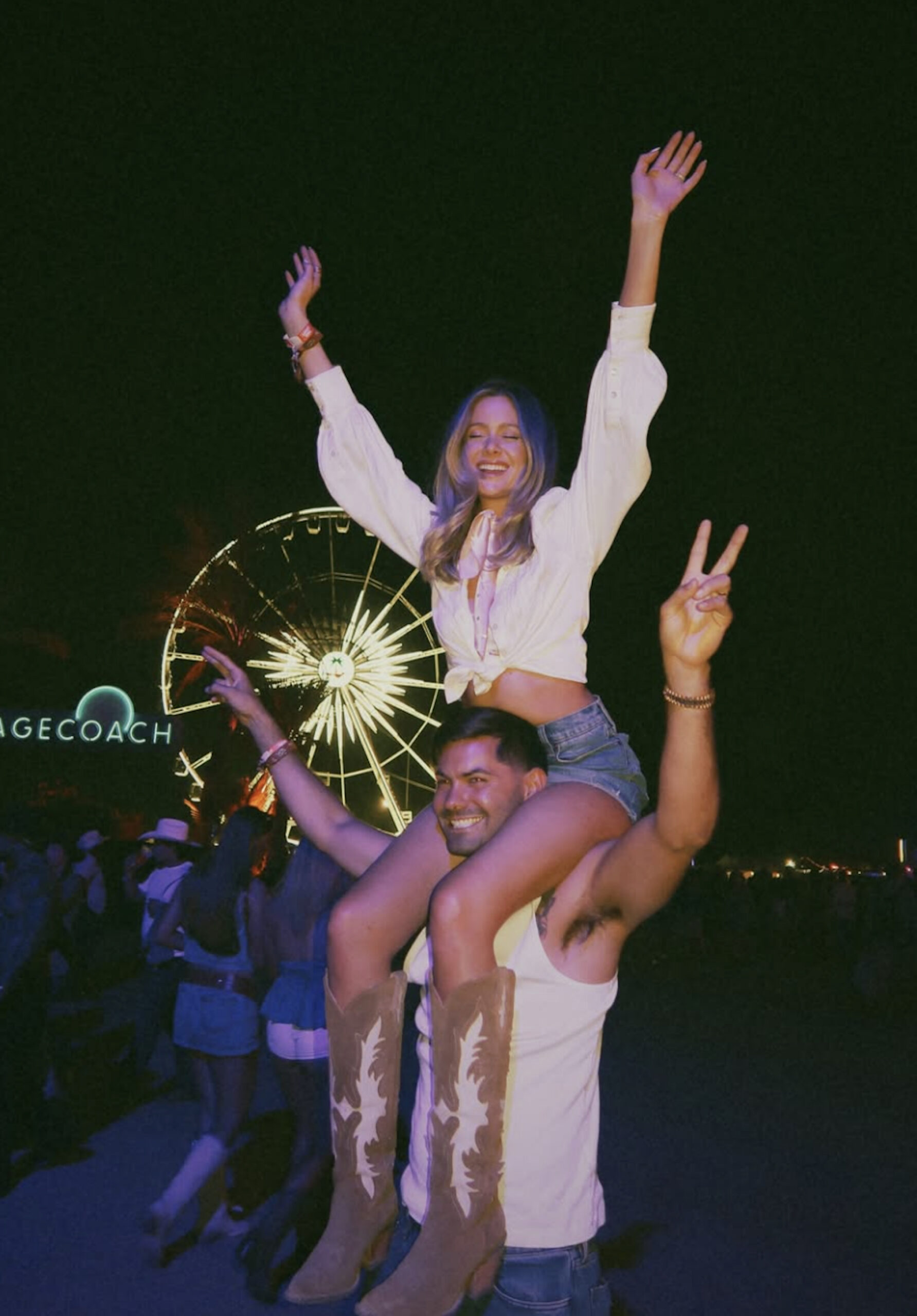 Dylan Barbour and Hannah Godwin at Stagecoach 2026