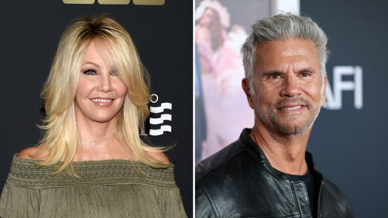 n this handout photo provided by Discovery, Actress Heather Locklear attends TLC "Too Close To Home" Screening at The Paley Center for Media on August 16, 2016 in Beverly Hills, California; Lorenzo Lamas attends AFI Fest 2022: Red Carpet Screening of “Bardo, False Chronicle Of A Handful of Truths” at TCL Chinese Theatre on November 03, 2022 in Hollywood, California.