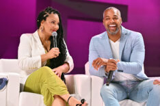 Egypt Sherrod and Mike Jackson speak onstage during the 2023 ESSENCE Festival Of Culture™ at Ernest N. Morial Convention Center on July 02, 2023 in New Orleans, Louisiana