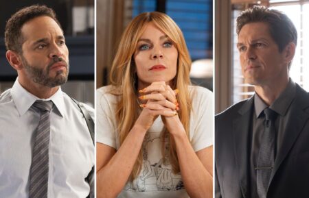 Daniel Sunjata, Kaitlin Olson, and Steve Howey in 'High Potential' Season 2