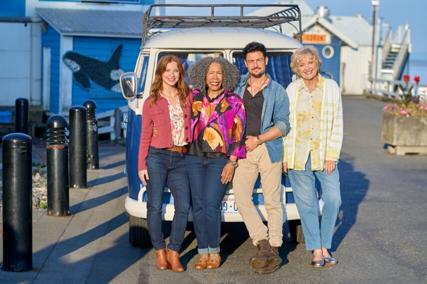 Stacey Farber, BJ Harrison, Tyler Hynes, Christine Ebersole in 'I'll Be Seeing You'