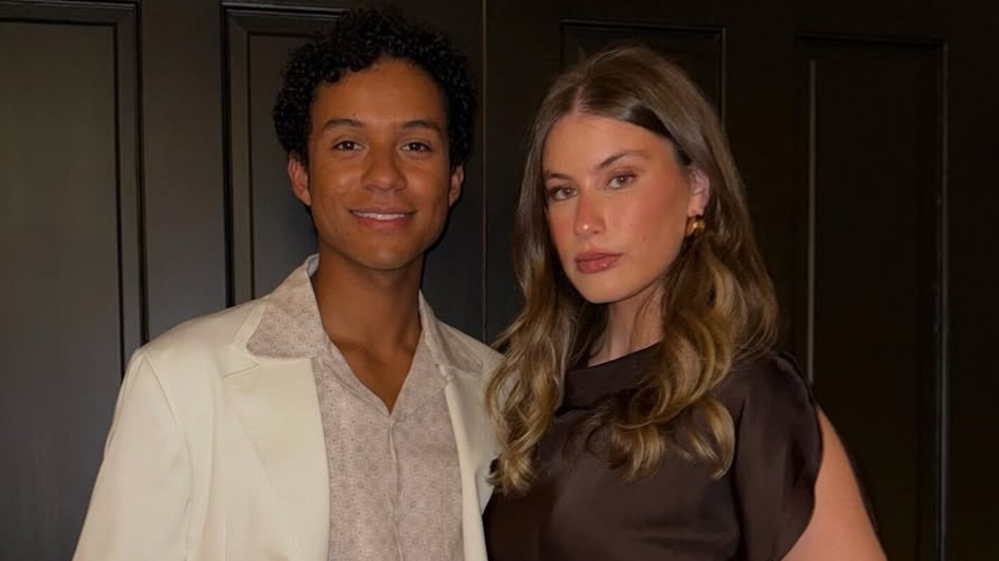 Jaafar Jackson and girlfriend Maddie Simpson