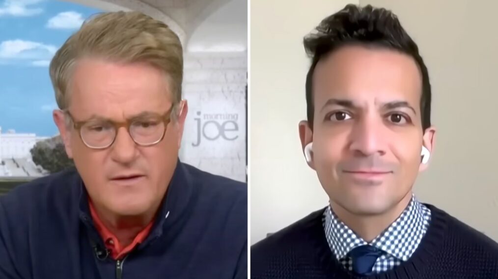 Joe Scarborough and Vin Gupta