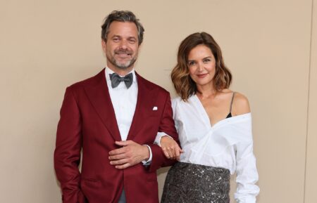 Joshua Jackson and Katie Holmes attend the gala screening of 