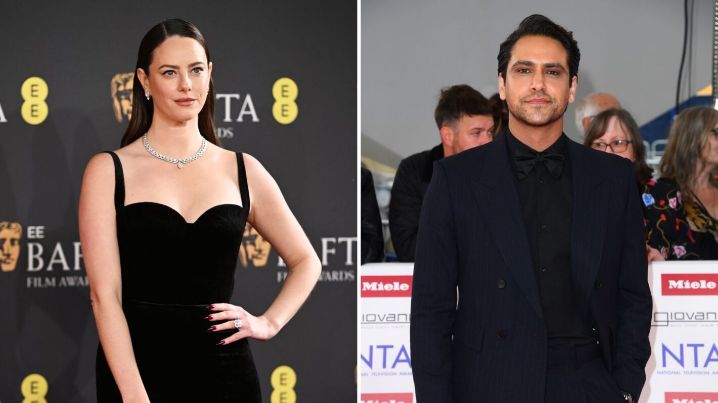 Kaya Scodelario attends the EE BAFTA Film Awards 2025 at The Royal Festival Hall on February 16, 2025 in London, England; Luke Pasqualino attends the NTA's 2025 at The O2 Arena on September 10, 2025 in London, England.