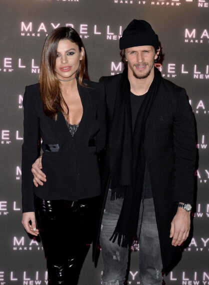 Jake Hall and Misse Beqiri attend Maybelline's Bring On The Night Party on February 18, 2017 in London, United Kingdom