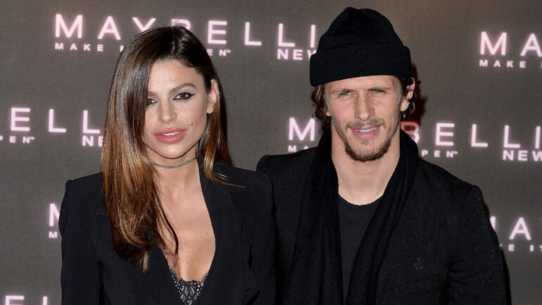 Jake Hall and Misse Beqiri attend Maybelline's Bring On The Night Party on February 18, 2017 in London, United Kingdom