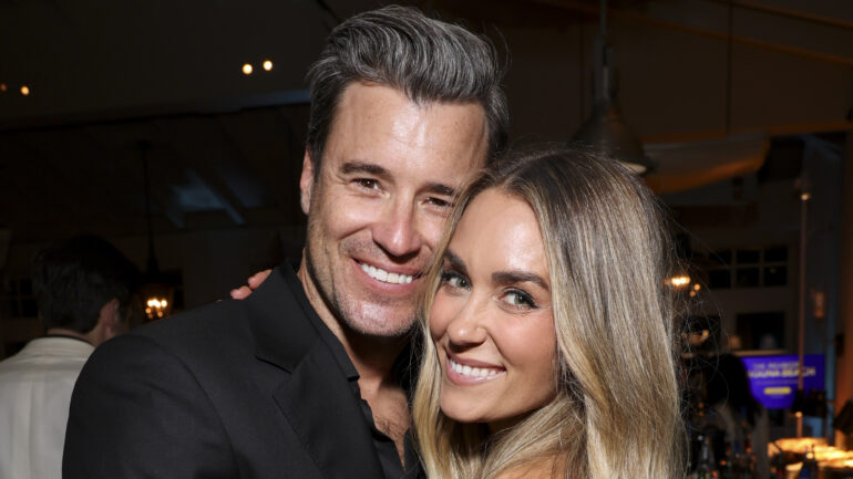 Lauren Conrad and William Tell attend Roku’s The Reunion: Laguna Beach at Shutters On The Beach on Thursday, March 26, 2025 in Santa Monica.