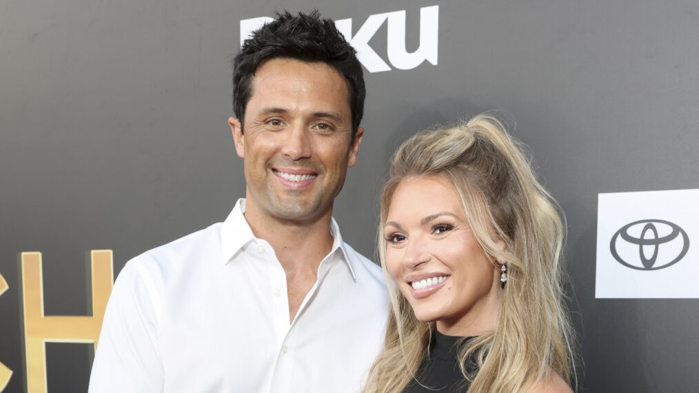 Stephen Colletti and Alex Weaver attend Roku’s The Reunion: Laguna Beach at Shutters On The Beach on Thursday, March 26, 2025 in Santa Monica.