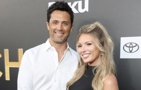 Stephen Colletti and Alex Weaver attend Roku’s The Reunion: Laguna Beach at Shutters On The Beach on Thursday, March 26, 2025 in Santa Monica.