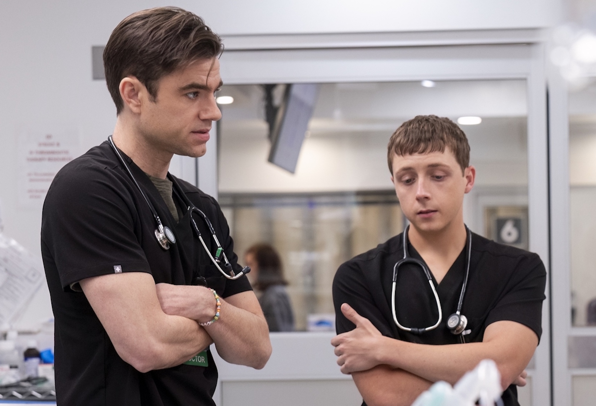 Whitaker and Langdon in 'The Pitt'