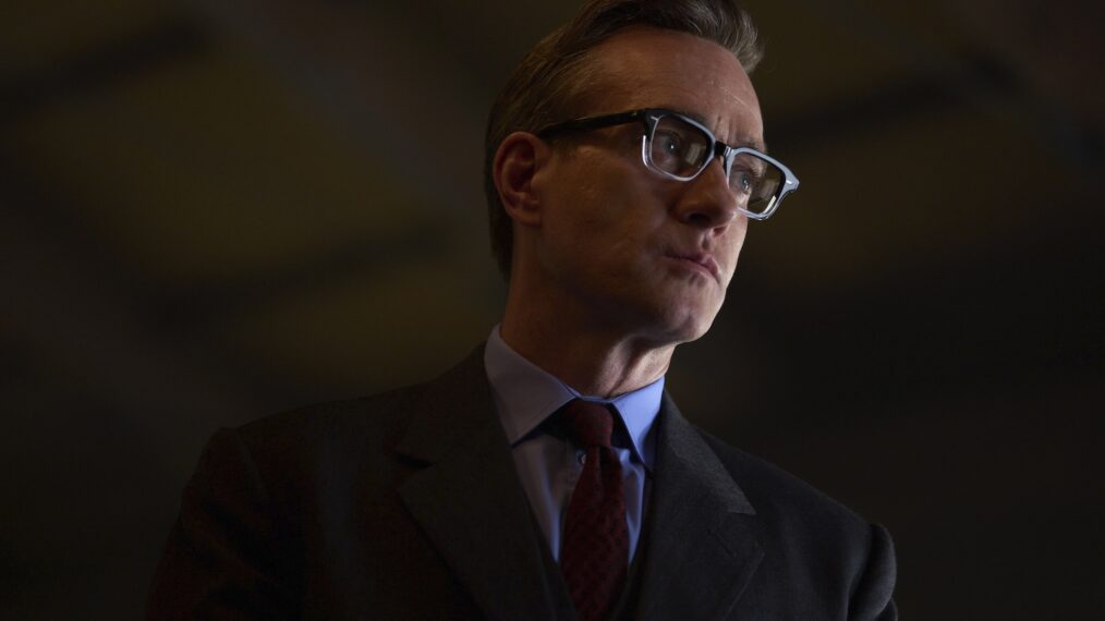 Matthew Macfadyen as George Smiley. Credit: © The Ink Factory | Photographer Des Willie