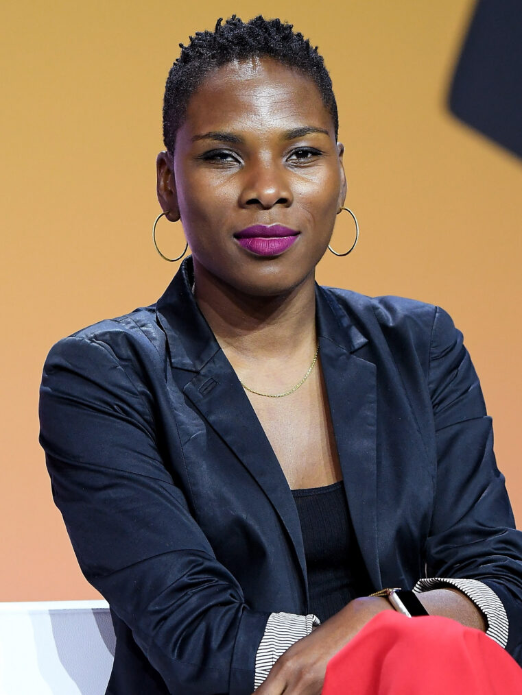 Luvvie Ajayi speaks onstage during the 2018 Essence Festival presented by Coca-Cola at Ernest N. Morial Convention Center on July 6, 2018, in New Orleans, Louisiana