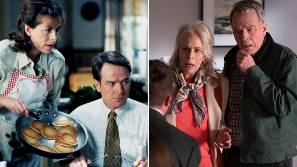 Jane Kaczmarek as Lois and Bryan Cranston as Hal in 'Malcolm in the Middle' and in 'Malcolm in the Middle: Life's Still Unfair'