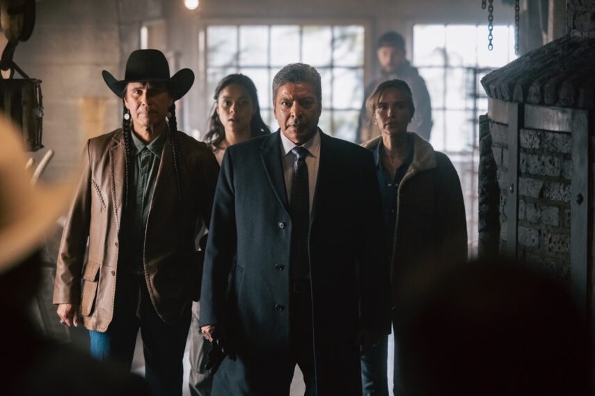 Gil Birmingham, Mo Brings Plenty, Ash Santos, Arielle Kebbel in 'Marshals' Season 1 Episode 13