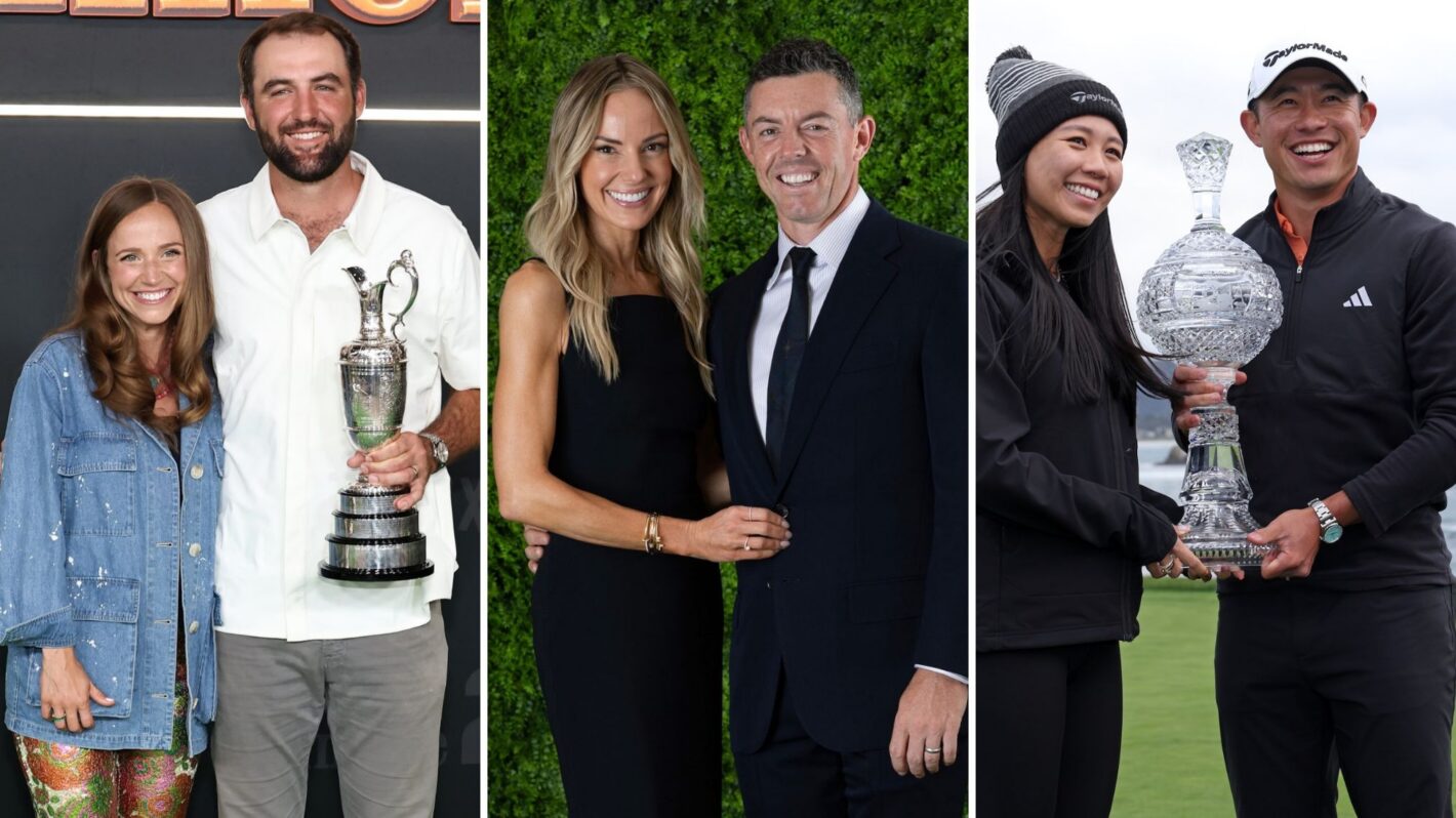 Meredith Scudder and Scottie Scheffler attend Netflix's 