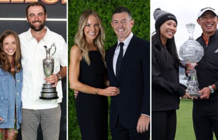 Meredith Scudder and Scottie Scheffler attend Netflix's 