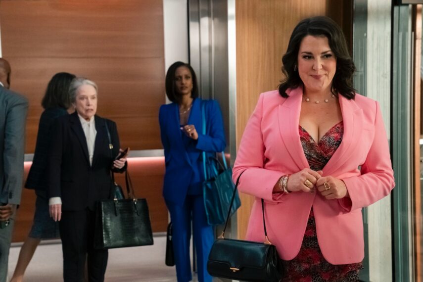 Melanie Lynskey, Kathy Bates, and Skye P. Marshall in 'Matlock' Season 2 Episode 14, 'Day One'