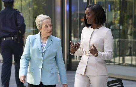 Kathy Bates and Skye P. Marshall in the 'Matlock' Season 2 finale