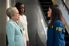 Kathy Bates, Skye P. Marshall, and Gina Rodriguez in the 'Matlock' Season 2 finale