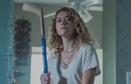 Tatiana Maslany as Paula in 'Maximum Pleasure Guaranteed'